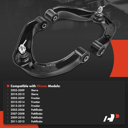 A-Premium 2 x Front Upper Control Arm, with Ball Joint & Bushing, Compatible with Nissan Frontier 2006-2019, Pathfinder 2005-2012, Xterra 2005-2015 - Image 3