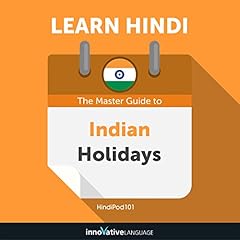 Couverture de Learn Hindi: The Master Guide to Indian Holidays for Beginners