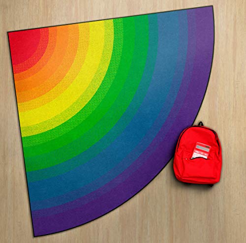 Tapete Rainbow Flagship Carpets infantil 6ft cuña miniatura 4