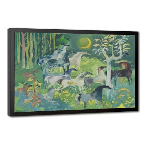 Art Posters Prints WCYB The Night Herd Millard Owen Sheets Toile Premium