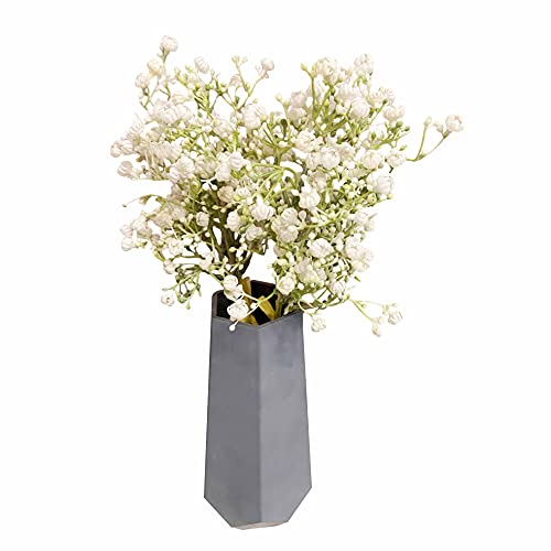 Lot de 2 bouquets de fleurs artificielles Gypsophila pour travaux manuels, mariage, fête, décoration d'intérieur Cover