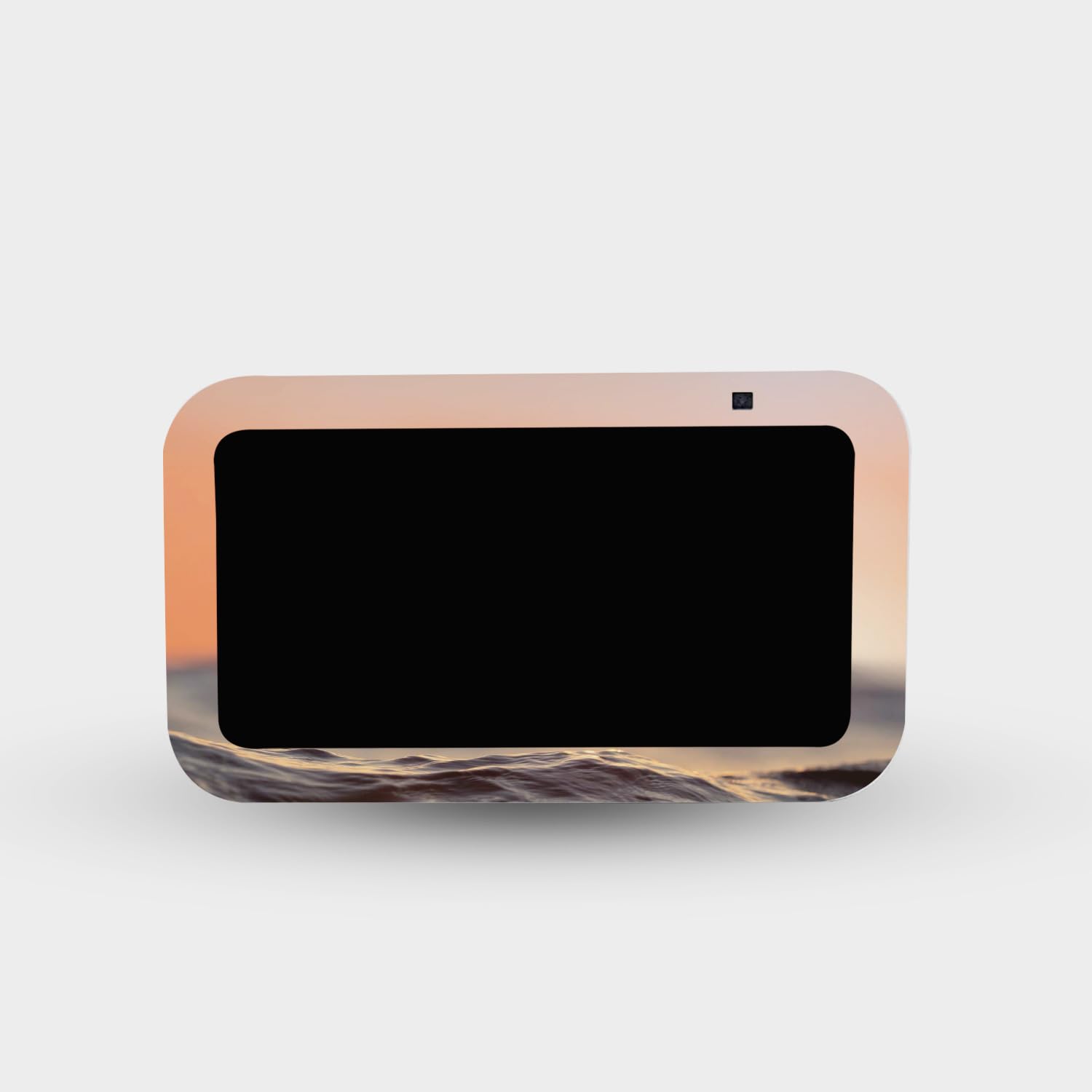 MightySkins Skin Compatible with Amazon Echo Show 5 (Gen 3) - Sunset Sea | Protective, Durable, and Unique Vinyl Decal wrap Cover | Easy to Apply,