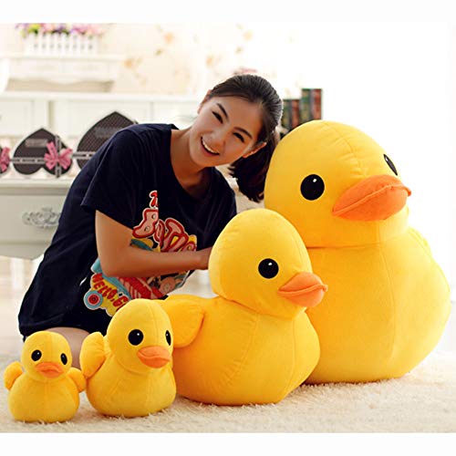 large stuffed yellow duck