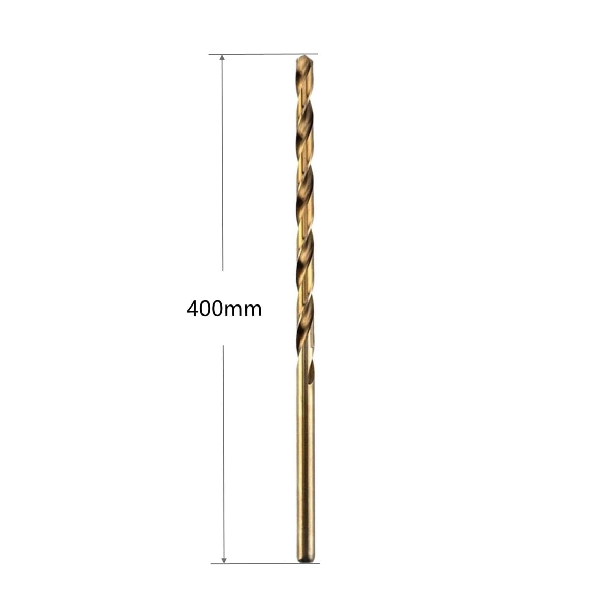 1 szt. Wiertła kobaltowe M35, średnica 4 mm–16 mm i długość 400 mm Wiertło kręte ze stali szybkotnącej do stali nierdzewnej, twardego metalu, żeliwa(12.5mm)