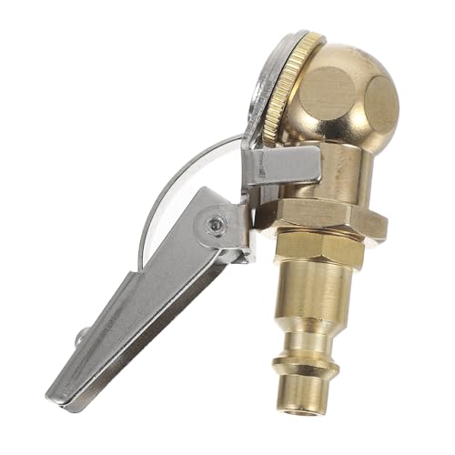 Ciieeo 2 Piezas Neumático De Coche Boca Vigorizante Conectores De Compresor De Aire Conector Del Inflador Adaptador De Boquilla Para Inflador De Neumáticos Dispositivos De Inflación Cobre