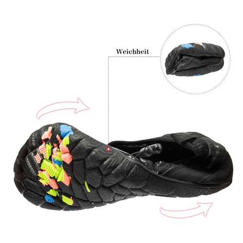 Image of Men's Hike Barefoot Quick-Dry Sports Shoes Wide Toe Aqua for Swim Diving Surfing Kayaking Pool Beach Walking