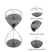 SuLiao Hourglass Sand Timer 10 Minute,5.1 Inch Black Sand Clock 10 Min, Extra Reloj De Arena, Unity Hour Glass Sandglass for Kids, Games, Classroom,Desk, Office Home Decor