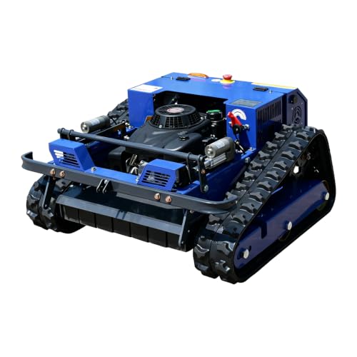 7.5HP Petrol RC Lawn Mower – 700m Remote, 21.7' Cutting Width, 45° Slope...