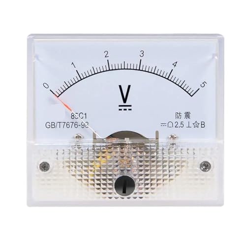 Voltmètre analogique 85C1-V DC 0-150V pour mesure de tension continue de tableau - 4