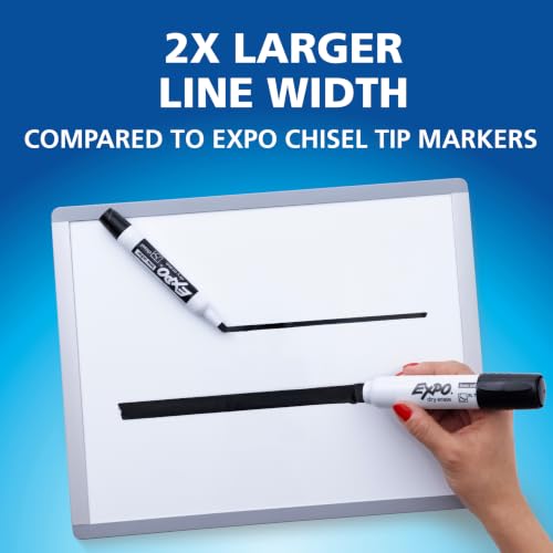 EXPO Dry Erase Markers, Low Odor Ink, Assorted, XL Tip, 12 Count - image 2