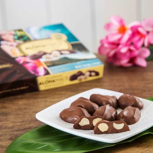 Hawaiian Host Alohamacs Milk Chocolate The Original Chocolate Covered Macadamia Nut, 5 Box Tote - 5 Ounces