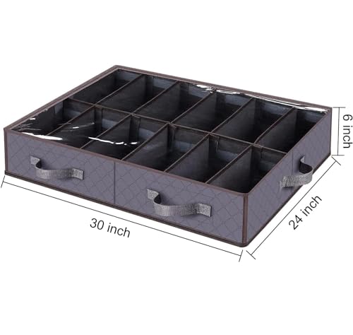Anyoneer UNDER BED SHOE STORAGE 001 Under Bed Shoe Storage Organizer thumb #3