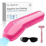 INIA Laser Hair Removal with Ice-Cooling Care for Women and Men, HAUTE Pro Painless at-Home IPL Hair Remover for Coarse Hair in Bikini and All Body Areas, Latest Generation for Effective Results