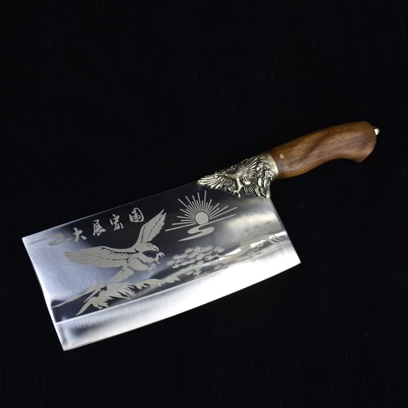 Cuchillo de carne cuchillo de carne forjado a mano de 9 pulgadas cuchillo de cocina de hoja afilada cuchillo de cocina de China Longquan cuchillo de