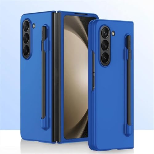 Samsung�p Galaxy Z Fold7 6 5 4 3 �p �X�����P�[�X �X�^�C���X�y���z���_�[�t�� �v���X�`�b�N���܂肽���ݎ��ϏՌ��ی�n�[�h�J�o�[ (GalaxyZ Fold 4 �p/�u���[)