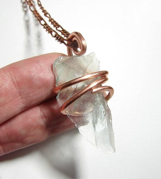 Gorgeous Genuine Monatomic Andara Crystal Pendant Copper #271