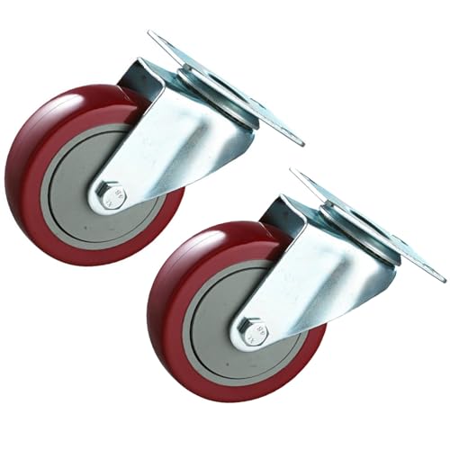 Roulettes industrielles avec frein et rotation 360 pour établi mobile