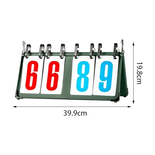 Marcador de mesa portátil 4 dígitos para voleibol miniatura 7