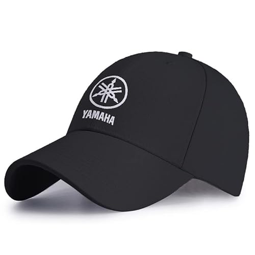 COZY LS Casquette de Baseball Unisexe - Y.amaha Broderie Imprimé Chapeau Casual Duck Cap Outdoor Sunshade Hat Sunscreen- Black||One Size, Noir, Taille unique Cover