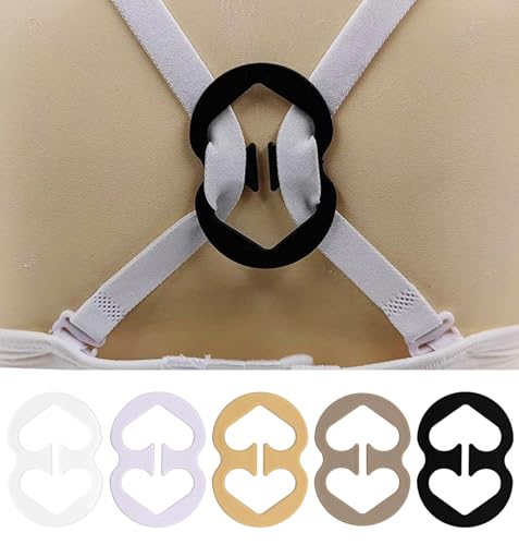 Tamlien Bra Strap Clips for Racerback, Anti-Slip Buckles Conceal Straps, Racer Back Conceal Straps3