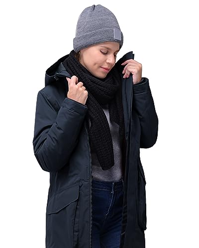 33,000ft Winterjas voor dames, lange warme winterjas, parka, regenjas, verdikte functionele jas met capuchon, overgangsjas, outdoorjas - Afbeelding 4