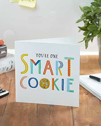 Exams Congratulations Card - Passing Exams Card - Well Done on Exams Card - You Passed Your Exams - Smart Cookie Card - GCSE, A Level, University Exams Card