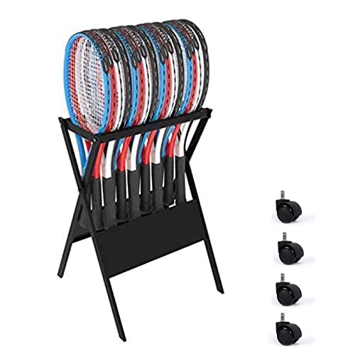 Support de rangement pour raquettes de tennis pour éviter le désordre au sol