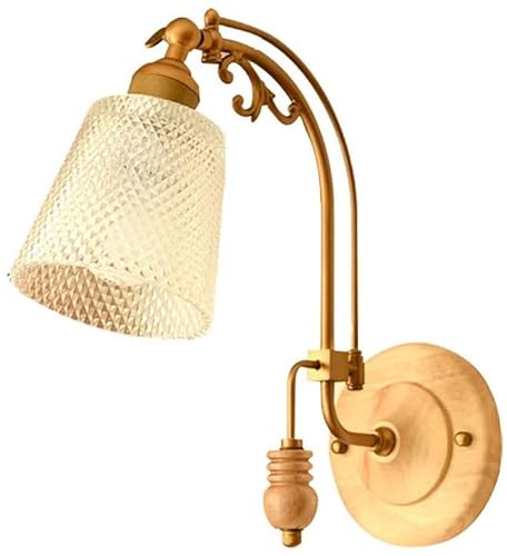 IUokLU Wall Sconce Lighting Fixture American Wall Lamp Rural Wall Light E27 1-Light Industrial Bedside Lamp Living Room Corridor Bar Kitchen Island Wall Sconce Lighting