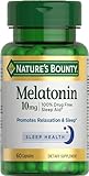 Nature's Bounty Melatonin, 100% Drug-Free Sleep Aid, Dietary Supplement, 10 mg, 60 Count