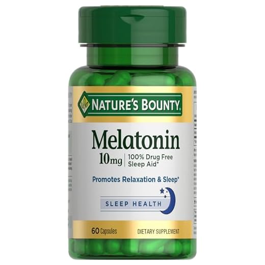 Nature's Bounty Melatonin 10 mg Capsules