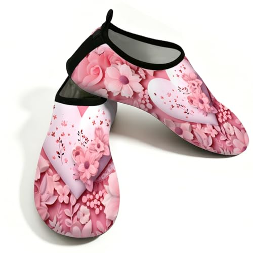 Zapatos de secado rápido para natación y senderismo acuático rosa