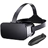 VR Headset for Phone with Controller, Anti-Blue Lens PD & Fl Adjustable Virtual Reality Goggles Set for Kids and Adults, Compatible with iPhone 16/15/14/13/12 Samsung Android 4.5-6.7″