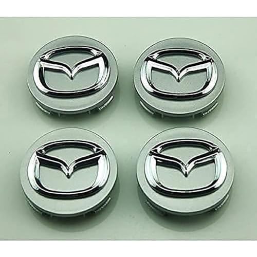 Cache moyeu pour Mazda CX-5 et 3 - Finition premium en aluminium avec emblème