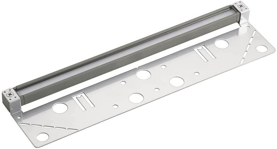 Kichler 16102GRY30 Landscape Deck, 16-Light LED 30.4 Total Watts, Gray