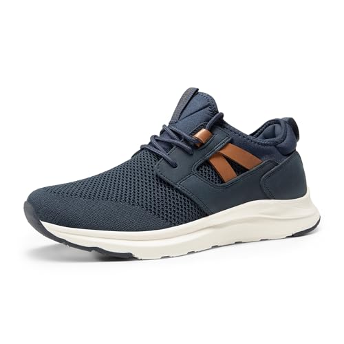 Bruno Marc Men's Slip-on Lightweight Sneaker Breathable Walking Shoes 9.5 Navy