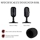 Geekria for Creators Schaumstoff-Windschutz, kompatibel mit Razer Seiren Mini, Seiren V3 Mini-Mikrofon, Antipop-Schaumstoffabdeckung, Mikrofon-Windschutz, Schwammschaumfilter (schwarz / 2er-Pack)