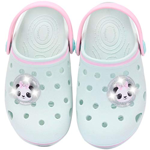 Baby Colors Babuche Pop Mini - Verde Cha/Rosa Bb - 184.001-637-21/22