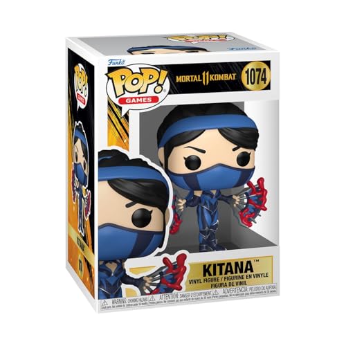 Funko Pop! Games: MK11 Fatality - Kitana - Mortal Kombat Game Franchise - Figura de vinil colecionável - ideia de presente - Mercadoria Oficial - Brinquedos para crianças e adultos - Video Games Fans