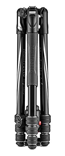 Manfrotto MKBFRTA4GT-BH Befree Advanced GT Trépied de Voyage - Fermeture Twist MLock - Rotule Ball pour Canon, Nikon, Sony, Réflex, Compact, Hybride - Charge Max 12kg - Sac inclus - Aluminium - Noir - Image 3