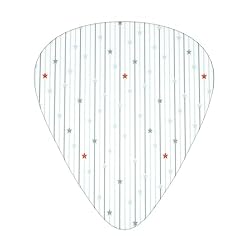 Médiators Vector pour guitare 12 médiators tendance et durables dans une boîte pour ukulélé guitare électrique basse - Les Beatles, Paul McCartney, John Lennon, RIngo Starr, George Harrison