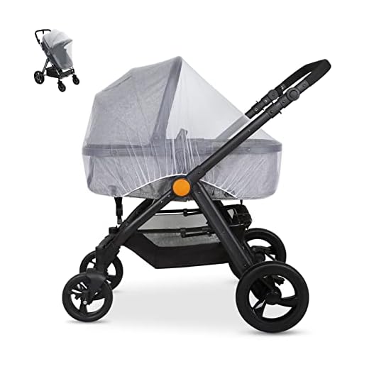 LEMESO Universal Mosquitera Carrito Bebé Mosquitera para Cochecito (Blanco)