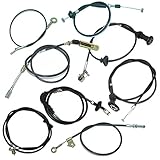 suzuki ax 100 cables Medidas: tamaño estándar AEspares Adecuado para Suzuki SJ410 Gypsy Juego de cables completo (8 unidades)