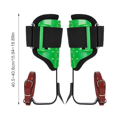 1/2 Tree Climbing Spikes Kit - Climbing Spurs Set, Climbers Arborist Equipment |Non-Slip Tree Climbing Gear Arborist Tree Climbing Kit,Leather Forged Tree Climbing Tool for Tree Fruit Picking