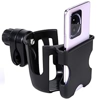 Getränkehalter für Kinderwagen Zubehör & Fahrrad – Universal Becherhalter für Buggy, Rollator & Einkaufswagen – Leichtes & Stabiles Baby Erstausstattung-Zubehör