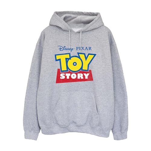 Disney Women's Toy Story Logo Hoodie X-Large Heather Grey