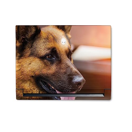 Image of MightySkins Skin Compatible with Alienware M18 R1 (2023) Full Wrap Kit - German Shepherd | Protective, Durable, and Unique Vinyl Decal wrap Cover | Easy to Apply & Change Styles | Made in The USA