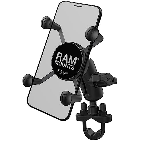 RAM MOUNTS X-Grip Small Phone Mount with Handlebar U-Bolt Base