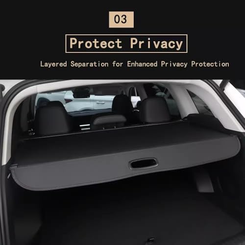 Cubierta de carga maletero Q3 2010-2015 con persiana interior negra 4