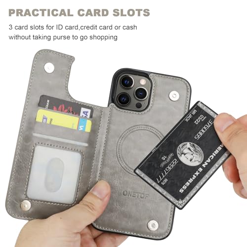 Étui portefeuille iPhone 12 Pro Max en cuir synthétique durable - 4
