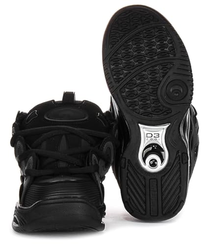 Image of Osiris Men's D3 2001 Skate Shoe, Black /Black /Shearling, 5